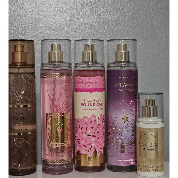 Bath and Body Works 10 Full Size Fine Fragrance Mist Bundle - Picture 4 of 4